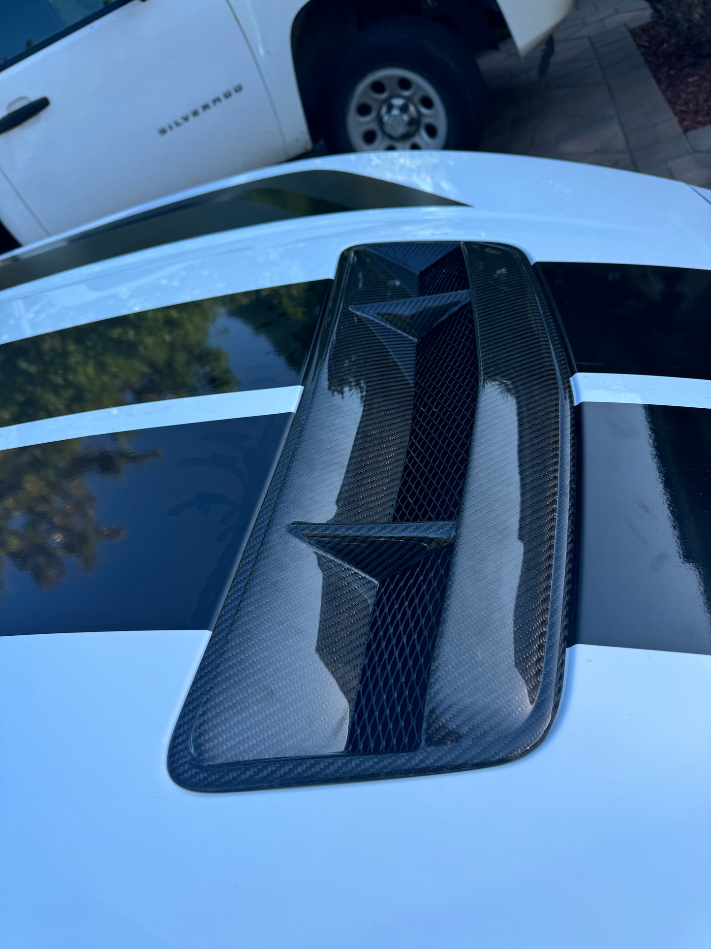 Anderson Composites 2024 FORD MUSTANG TYPE-V5 CARBON FIBER HOOD VENT