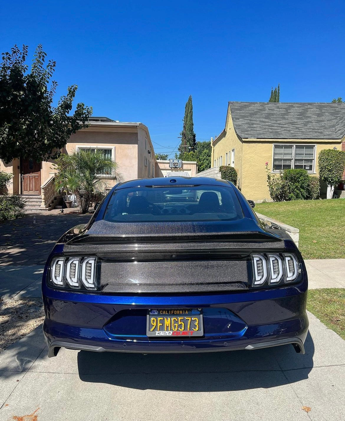 2015-2023 MUSTANG DOUBLE SIDED CARBON FIBER TYPE-ST DECKLID WITH INTEGRATED SPOILER