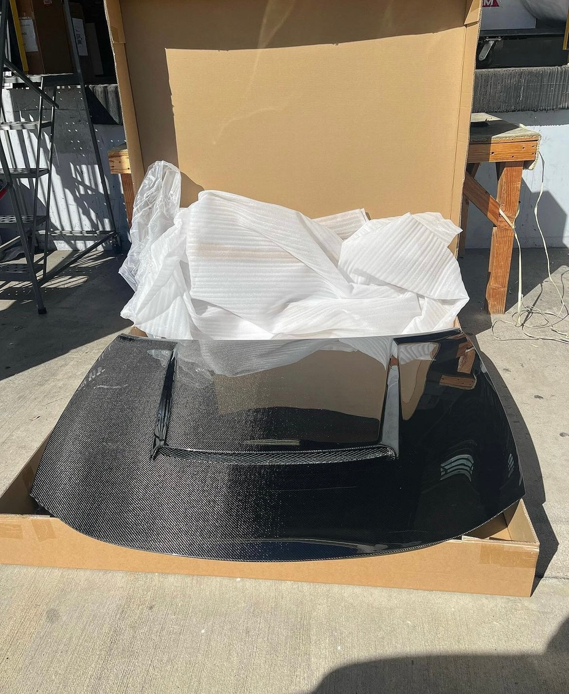 2015 - 2023 DODGE CHARGER TYPE-DM (DEMON STYLE) CARBON FIBER HOOD
