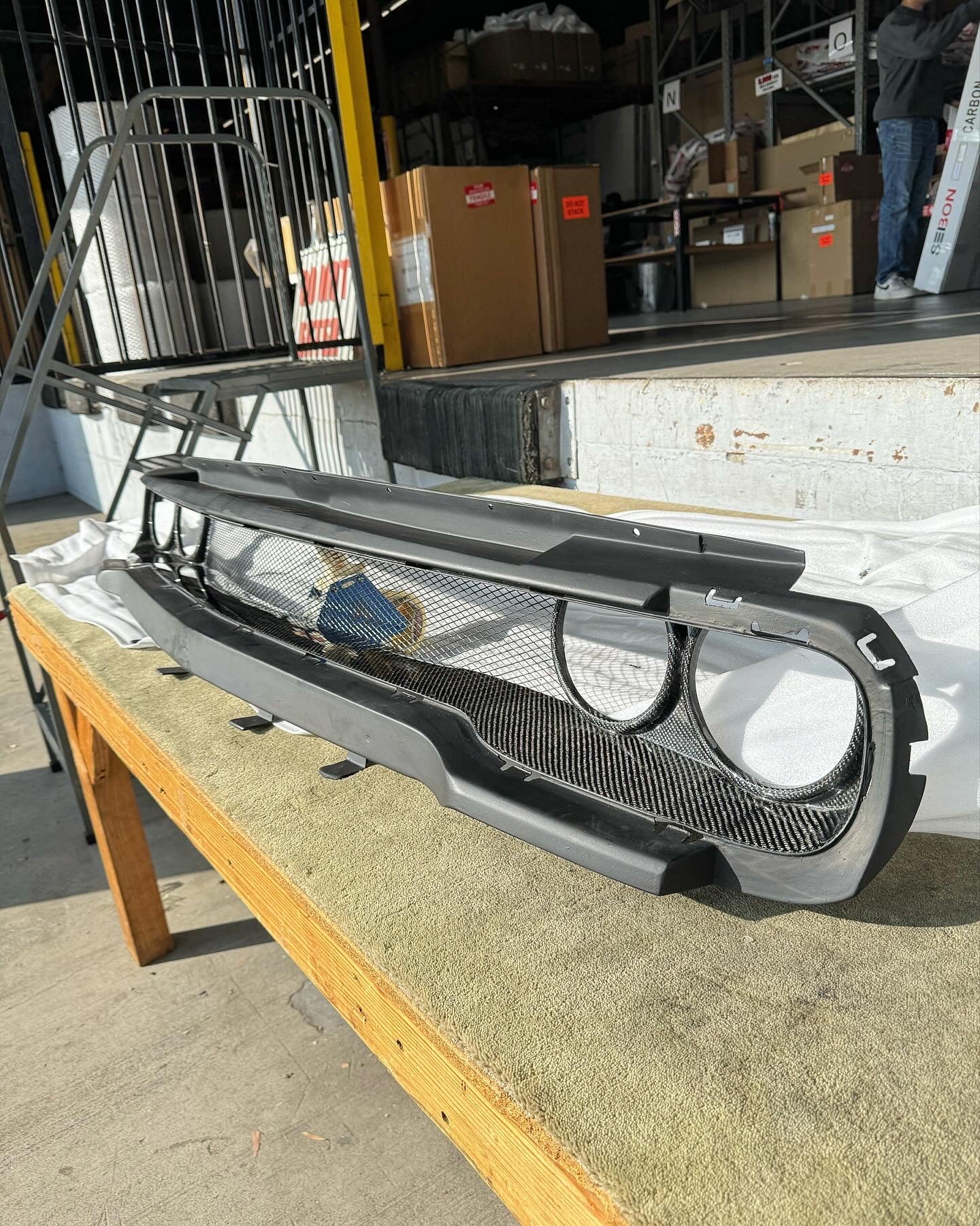 Anderson Composites 2015 - 2024 DODGE CHALLENGER HELLCAT/DEMON/REDEYE CARBON FIBER FRONT GRILLE