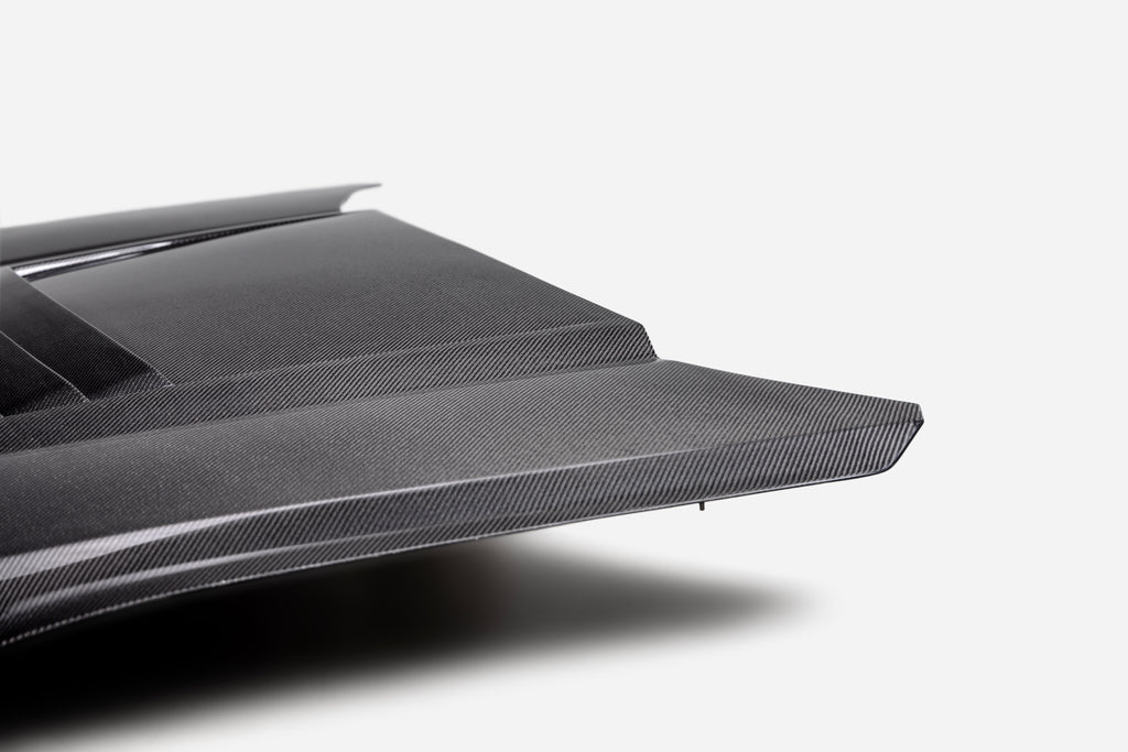 Anderson Composites 2024 FORD MUSTANG TYPE-GT5 DOUBLE-SIDED CARBON FIBER HOOD