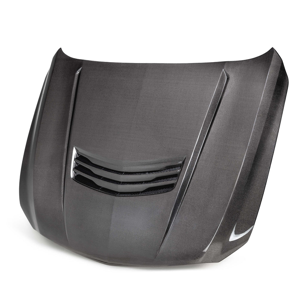 Anderson Composites 2022-2024 CADILLAC CT5-V BLACKWING TYPE-SV DOUBLE SIDED CARBON FIBER HOOD