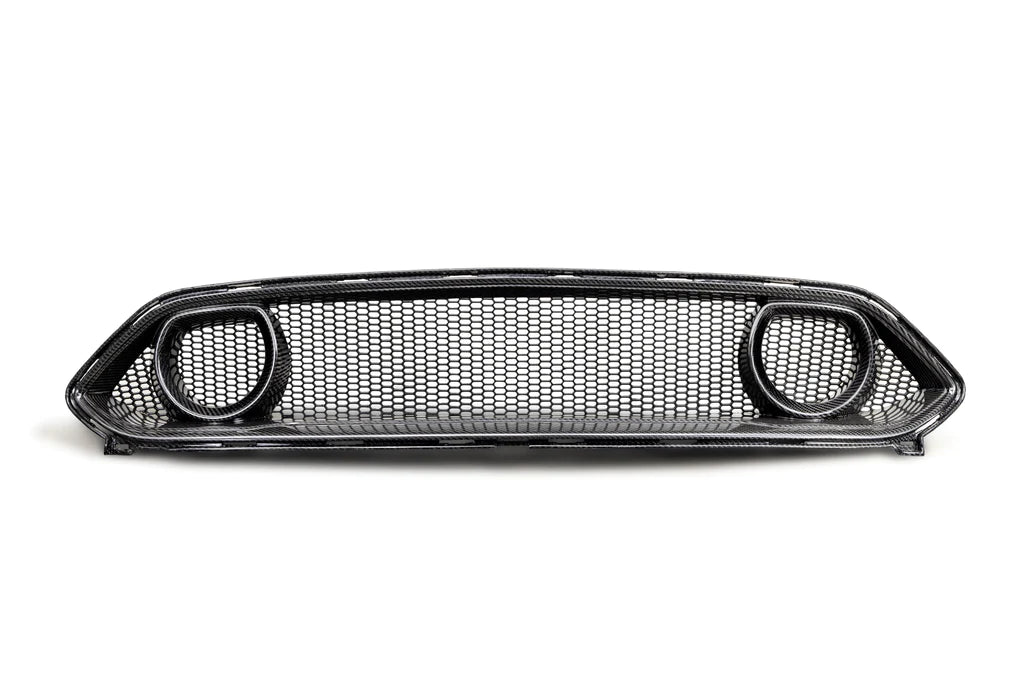 Anderson Composites 2021-2023 FORD MUSTANG MACH 1 CARBON FIBER UPPER GRILLE