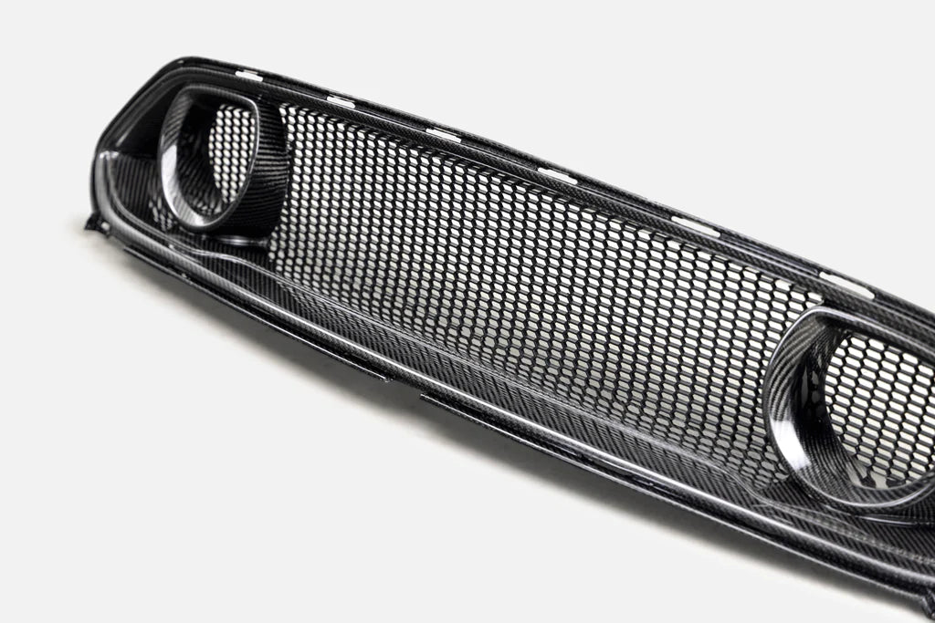 Anderson Composites 2021-2023 FORD MUSTANG MACH 1 CARBON FIBER UPPER GRILLE