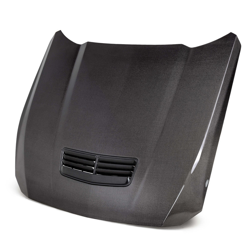 Anderson Composites 2024 FORD MUSTANG TYPE-OE DOUBLE SIDED CARBON FIBER HOOD