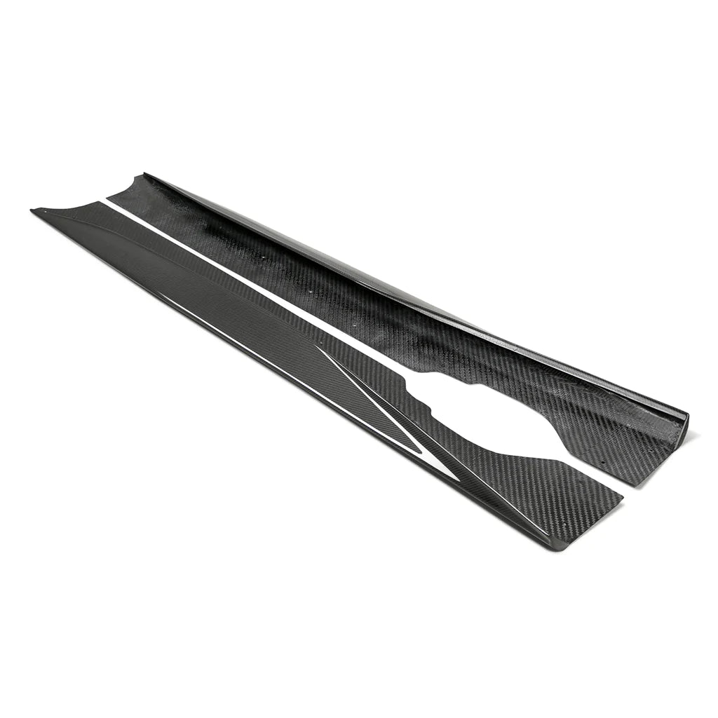 Anderson Composites 2020-2024 CORVETTE C8 CARBON FIBER SIDE SKIRT EXTENSIONS