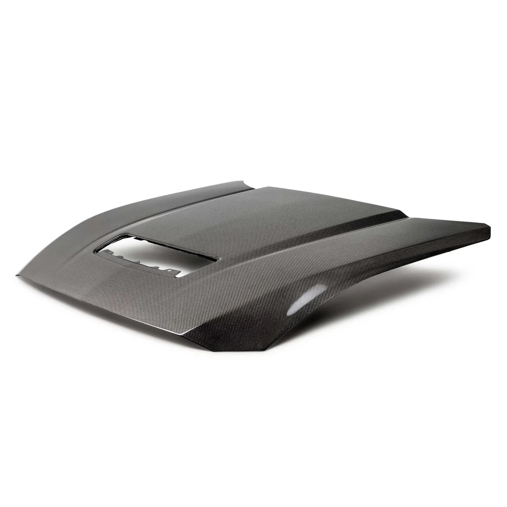 Anderson Composites 2024 FORD MUSTANG TYPE-OE DOUBLE SIDED CARBON FIBER HOOD