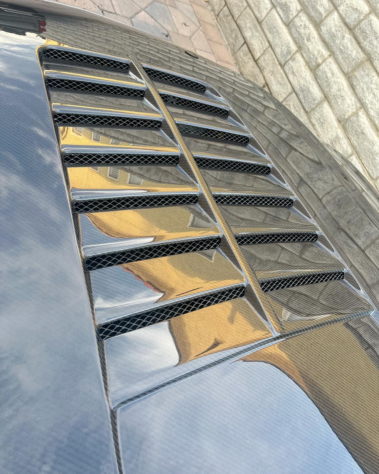 Anderson Composites 2018-2023 FORD MUSTANG DOUBLE SIDED TYPE-GT5 CARBON FIBER HOOD