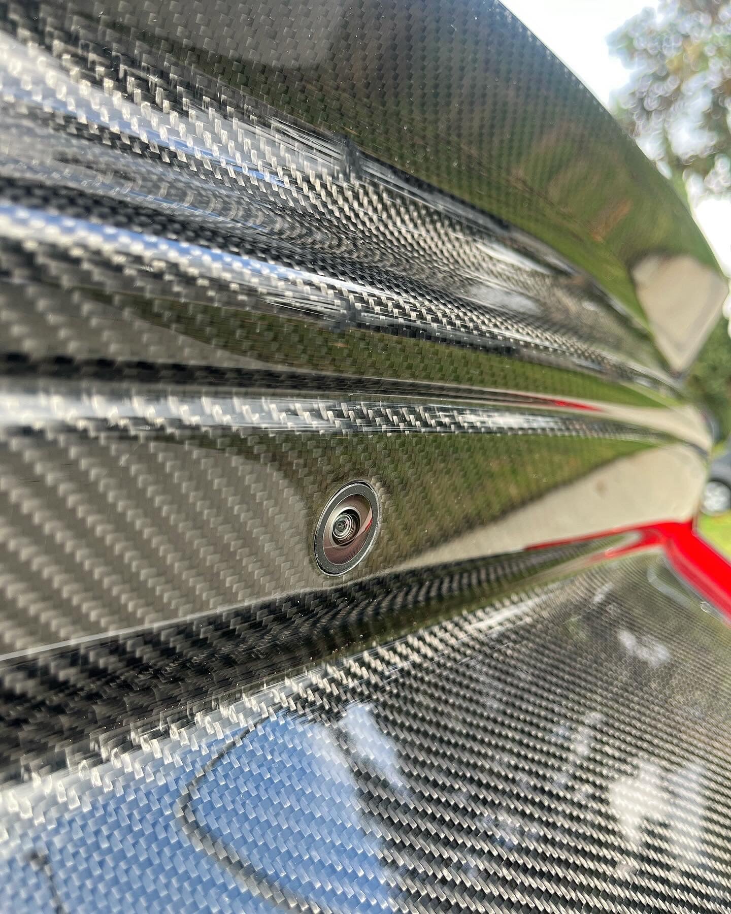 2015-2023 MUSTANG DOUBLE SIDED CARBON FIBER TYPE-ST DECKLID WITH INTEGRATED SPOILER
