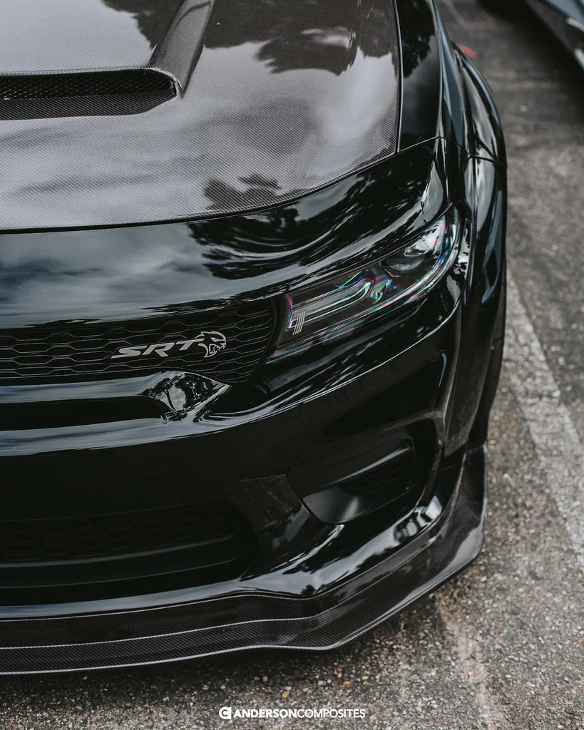 Anderson Composites 2020-2023 DODGE CHARGER WIDEBODY CARBON FIBER FRONT CHIN SPOILER