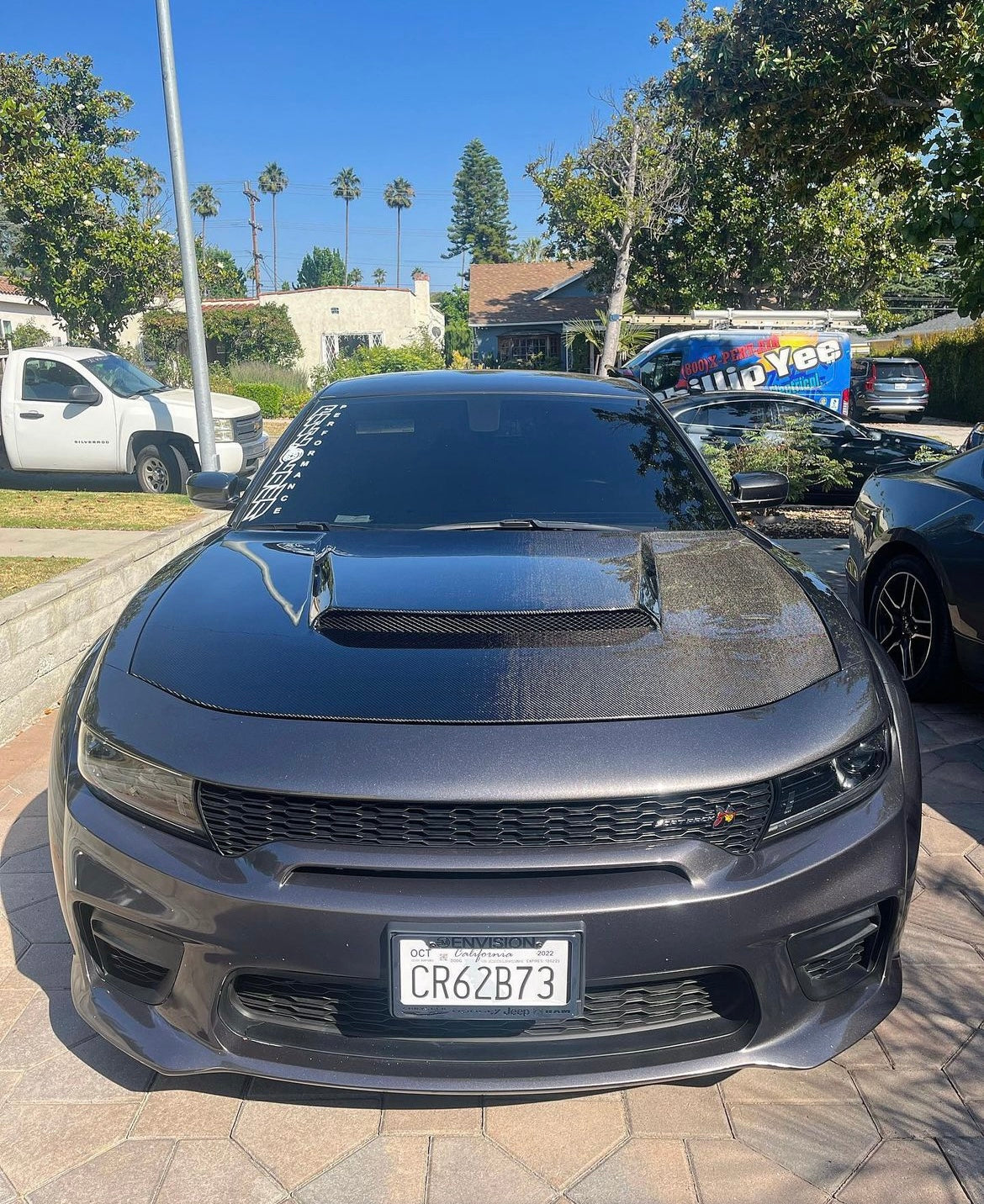 2015 - 2023 DODGE CHARGER TYPE-DM (DEMON STYLE) CARBON FIBER HOOD