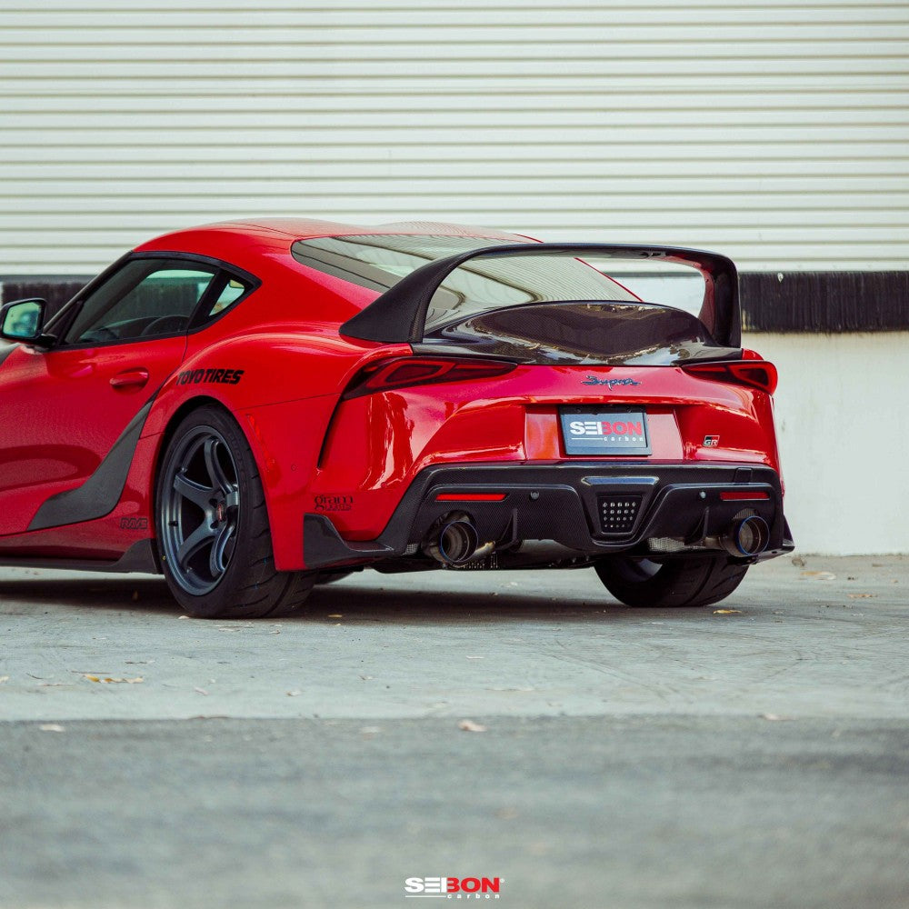 SEIBON CARBON 2020-2023 TOYOTA GR SUPRA CARBON FIBER REAR DIFFUSER
