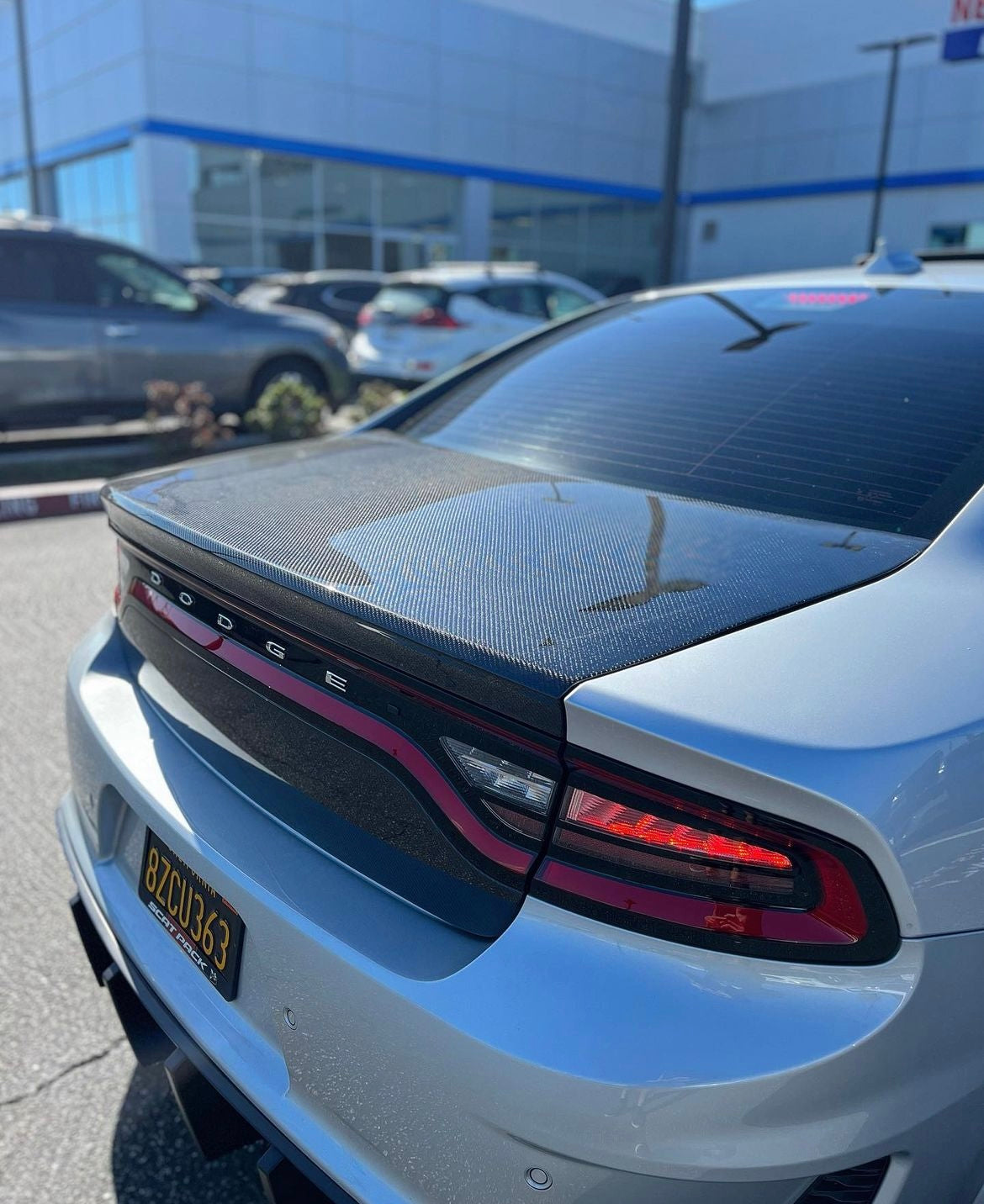 2015-2023 DODGE CHARGER TYPE-OE CARBON FIBER DECK LID