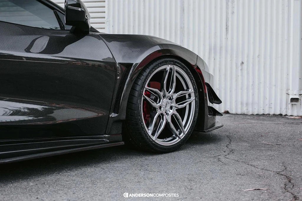 Anderson Composites 2020-2022 CHEVROLET CORVETTE C8 CARBON FIBER WIDE-TRACK PACKAGE