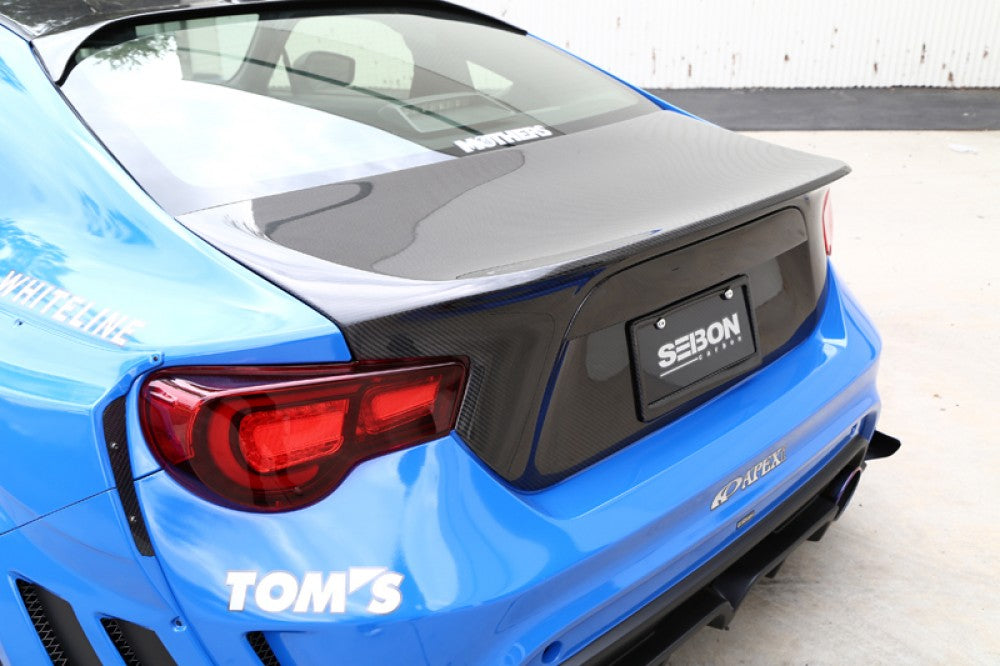 SEIBON CARBON 2013-2020 SCION FRS / TOYOTA 86 / SUBARU BRZ C-STYLE CARBON FIBER TRUNK LID