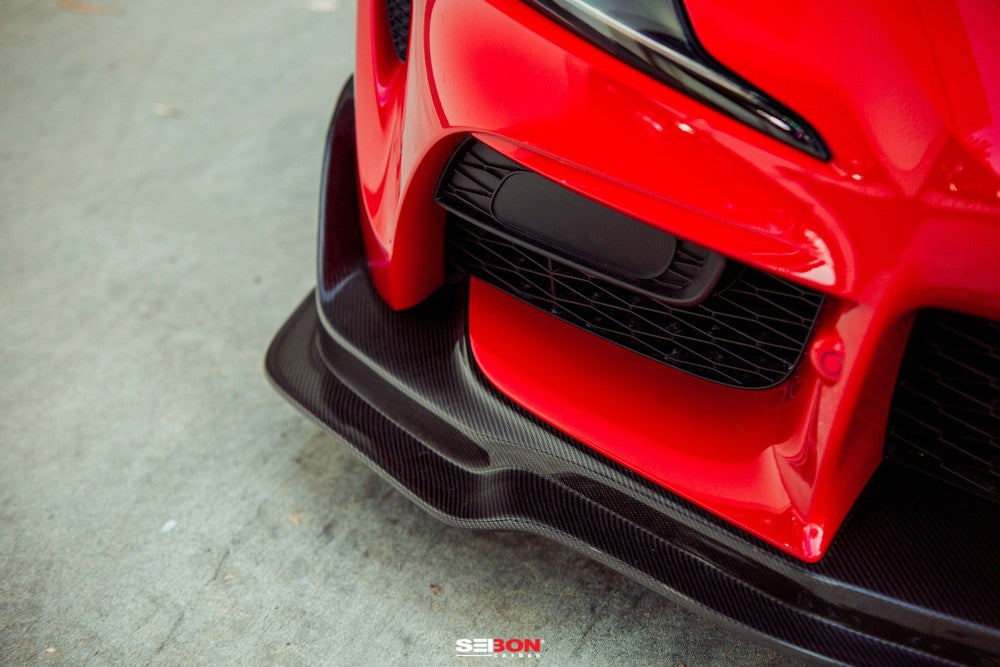 Seibon Carbon 2020-2023 TOYOTA GR SUPRA MB-STYLE CARBON FIBER FRONT LIP