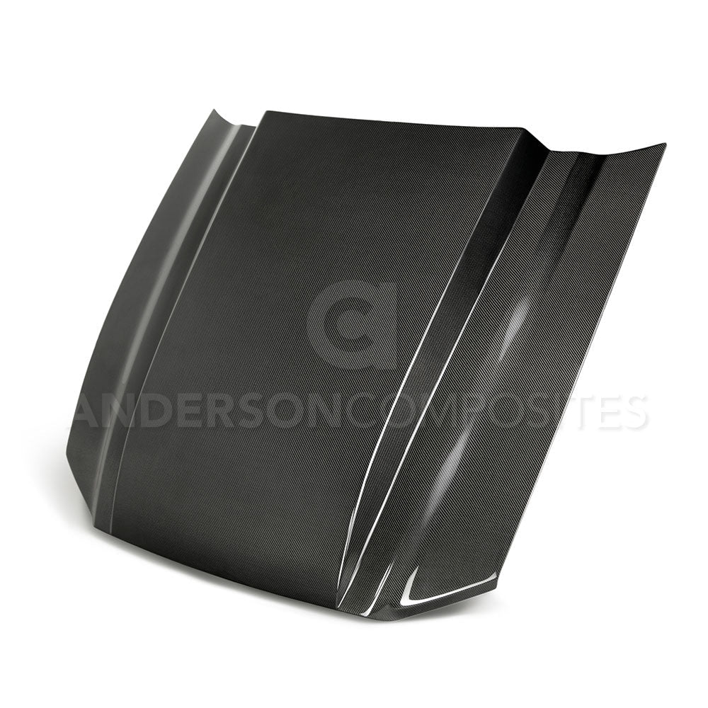 Anderson Composites 2013-2014 FORD MUSTANG TYPE-CJ CARBON FIBER COWL HOOD