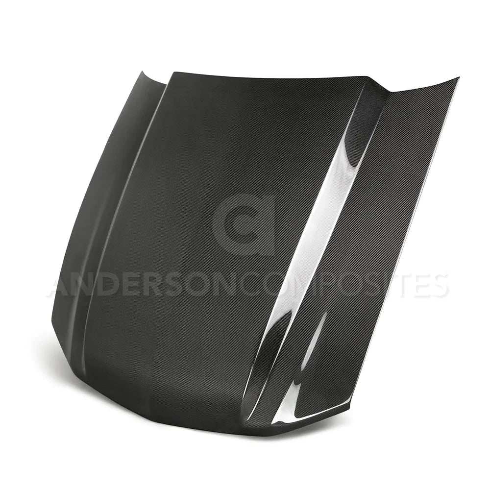Anderson Composites 2010-2012 FORD MUSTANG TYPE-CJ CARBON FIBER COWL HOOD