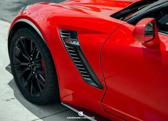 Anderson Composites 2015-2019 CORVETTE C7 Z06 CARBON FIBER FENDER VENTS