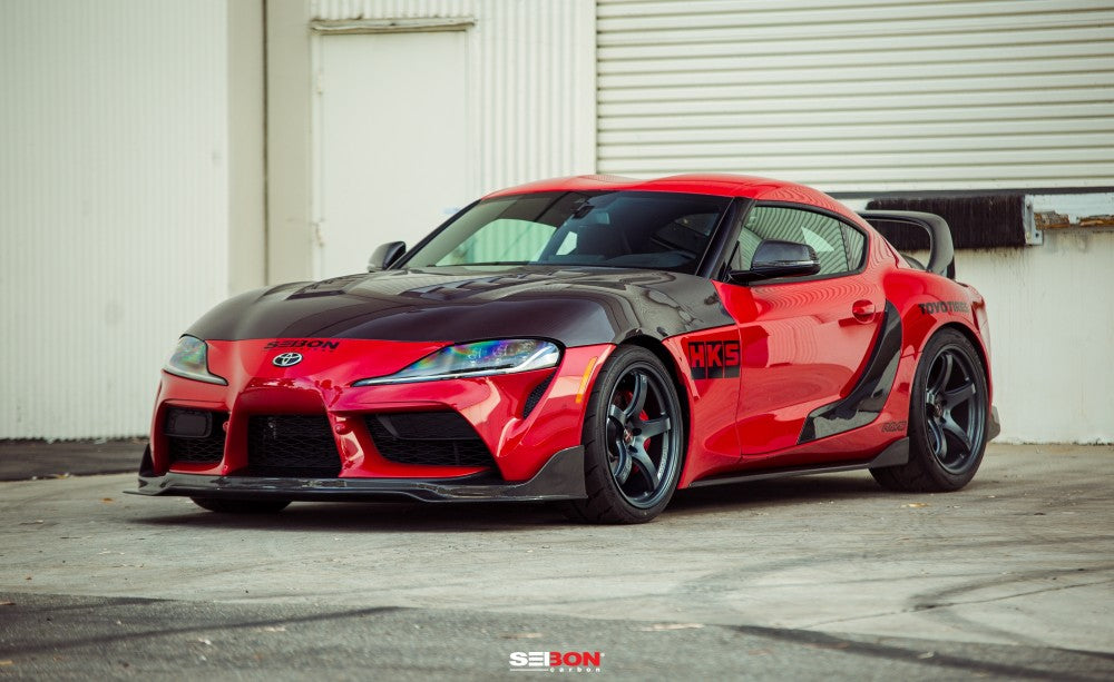 Seibon Carbon 2020-2023 TOYOTA GR SUPRA MB-STYLE CARBON FIBER FRONT LIP