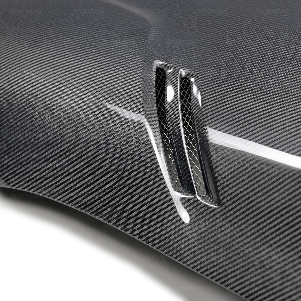 SEIBON CARBON 2020-2023 TOYOTA GR SUPRA VS-STYLE DOUBLE-SIDED CARBON FIBER HOOD
