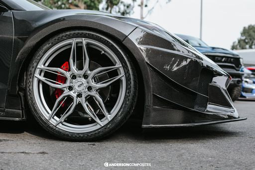 Anderson Composites 2020-2022 CHEVROLET CORVETTE C8 CARBON FIBER WIDE-TRACK PACKAGE