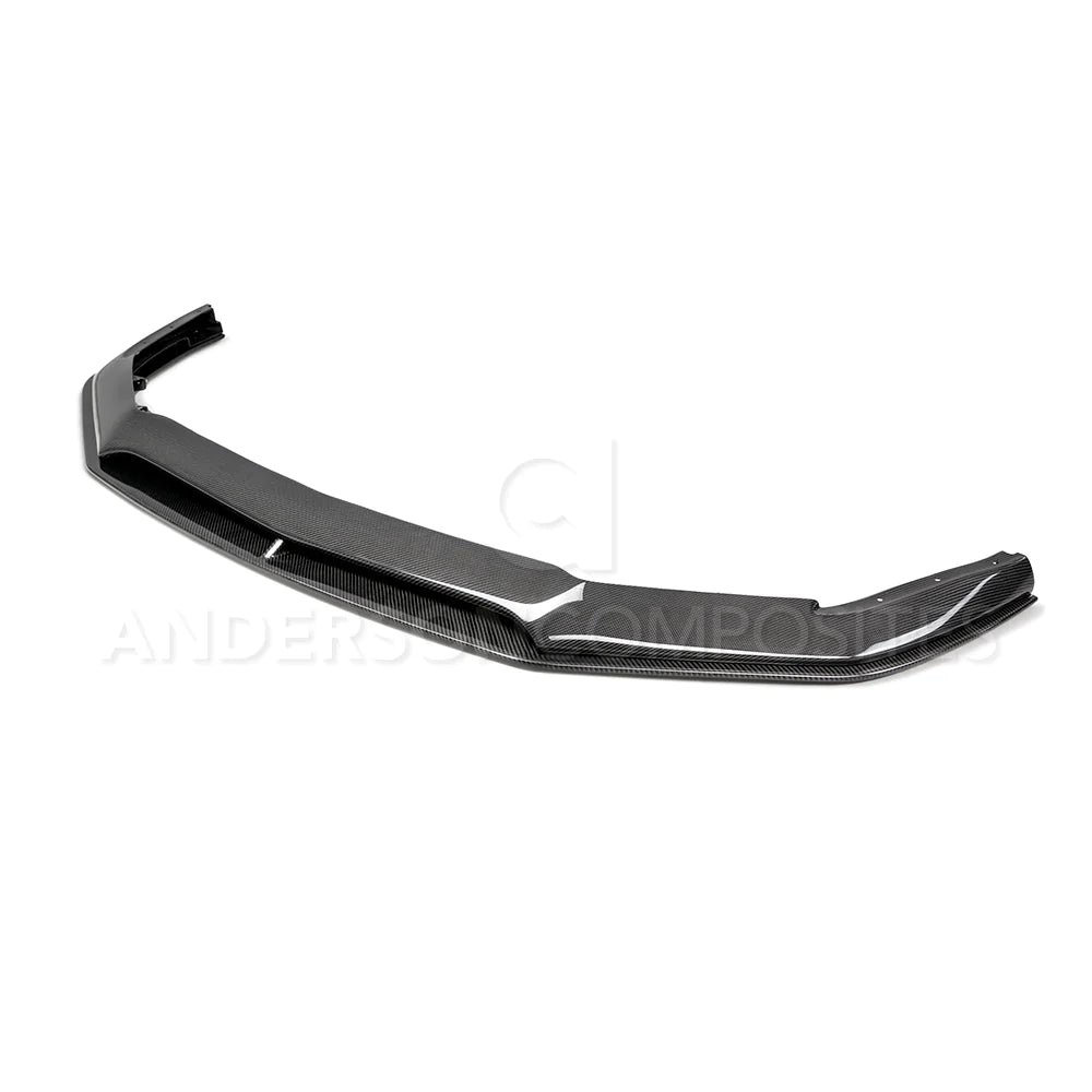 ANDERSON COMPOSITES 2018-2023 FORD MUSTANG TYPE-AR CARBON FIBER FRONT CHIN SPLITTER (PP1)