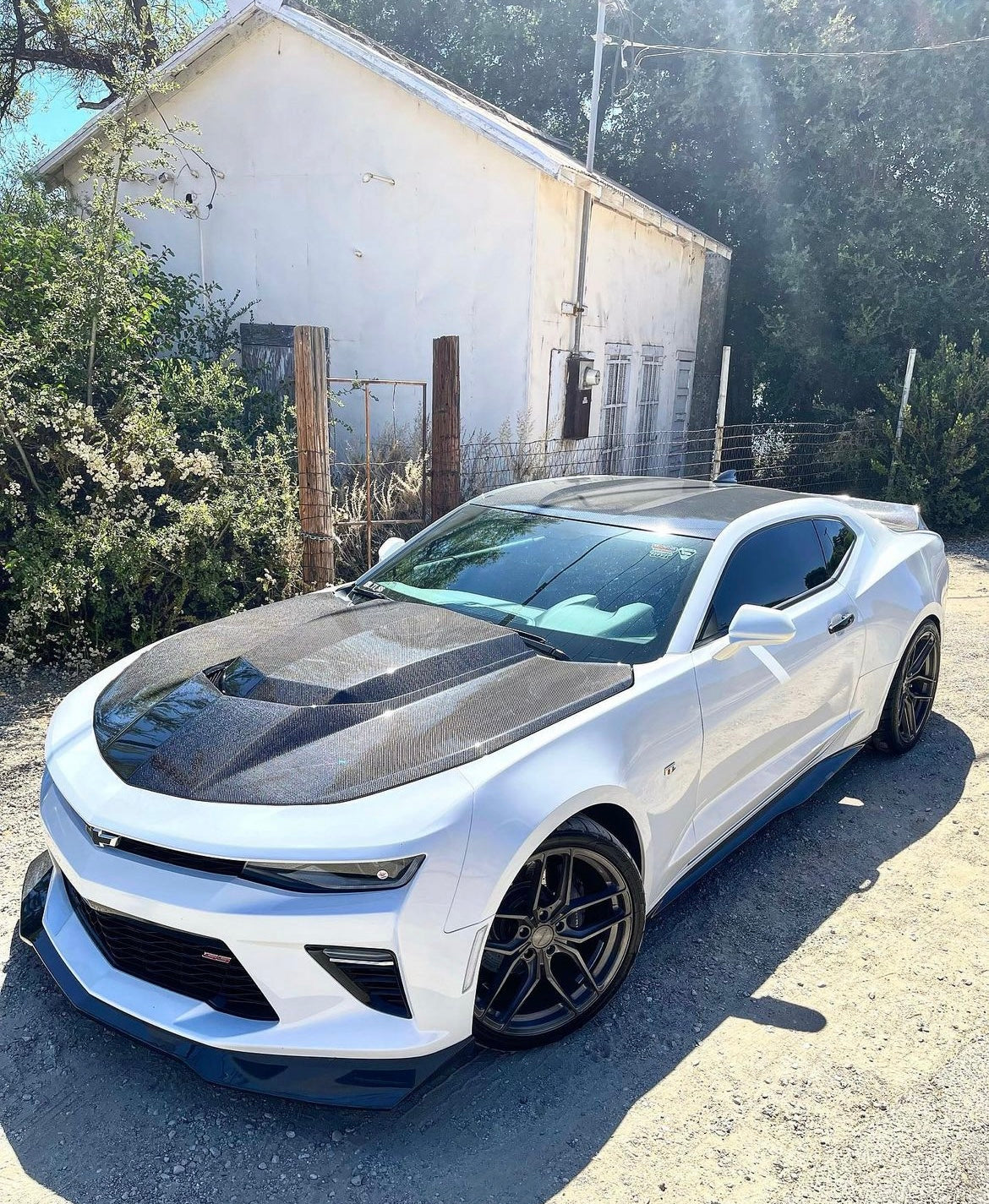 Anderson Composites 2016-2024 CAMARO TYPE-AZ DOUBLE SIDED CARBON FIBER HOOD