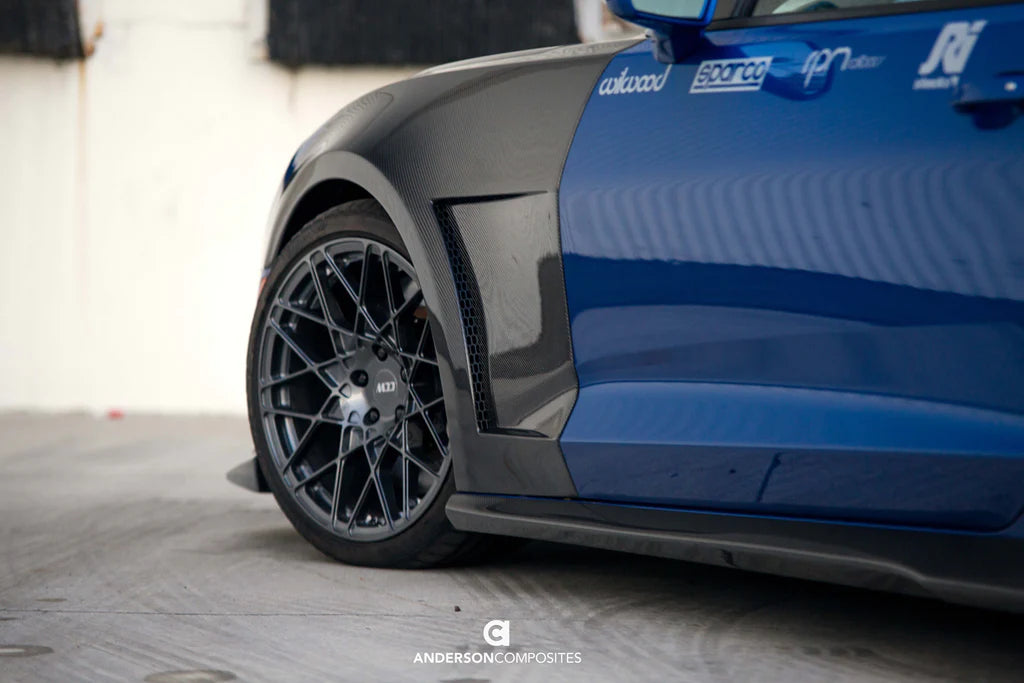 Anderson Composites 2016-2024 CAMARO CARBON FIBER TYPE-SS FENDERS (PAIR)