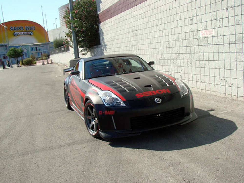SEIBON CARBON CARBON FIBER FENDERS FOR 2003-2009 NISSAN 350Z (10MM WIDER) (PAIR)