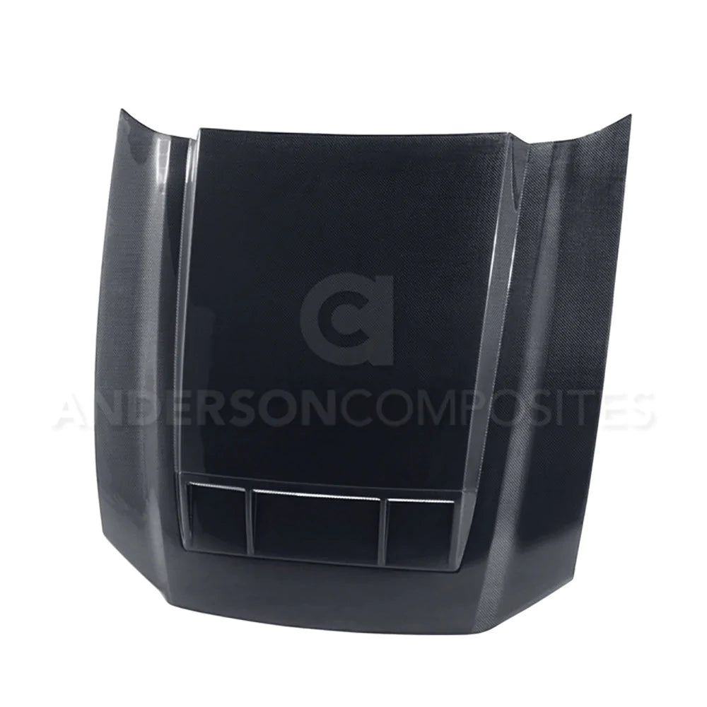 Anderson Composites 2010-2014 SHELBY GT500 & 2013-2014 MUSTANG CARBON FIBER RAM AIR COWL HOOD