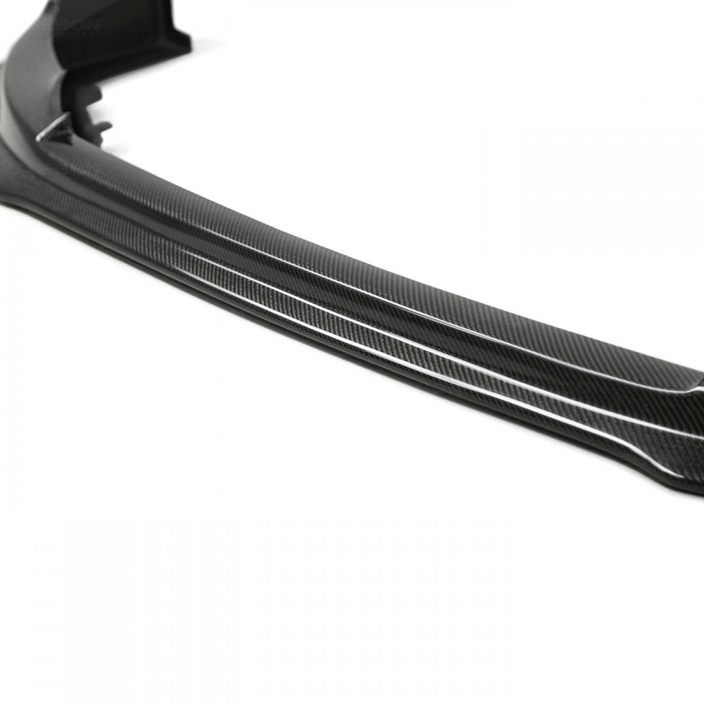 SEIBON CARBON 2008-2015 MITSUBISHI LANCER EVO X VR-STYLE CARBON FIBER FRONT LIP