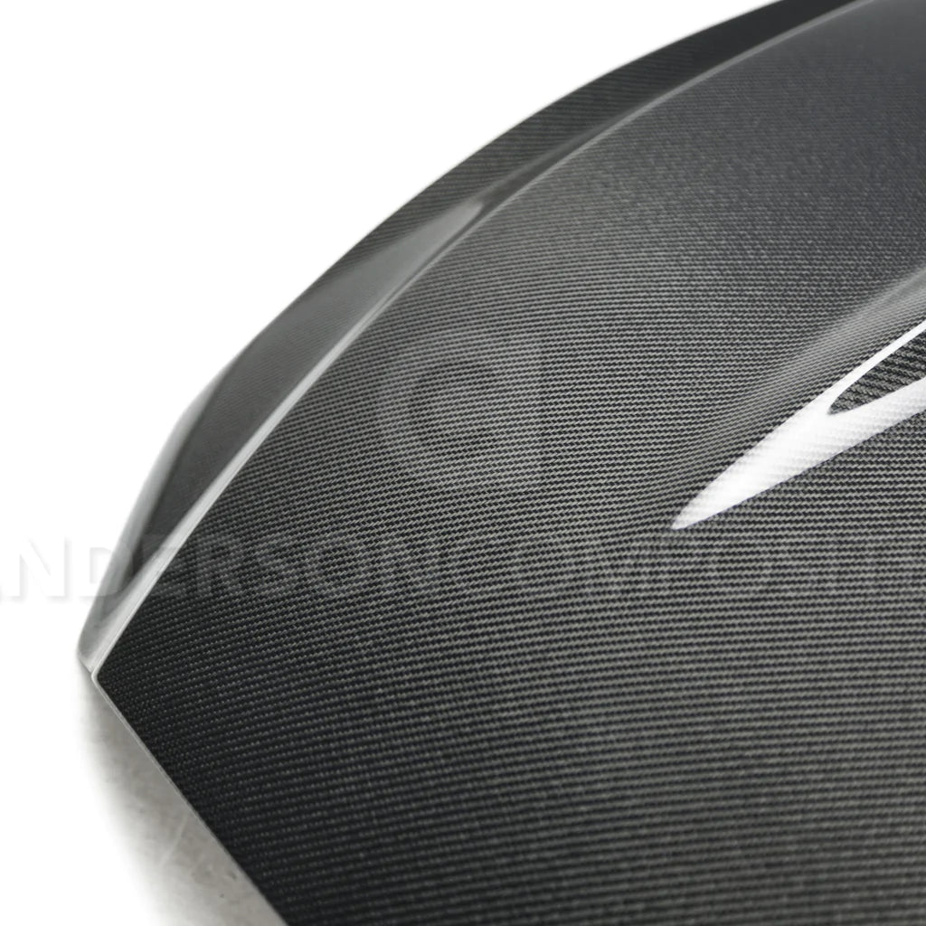 Anderson Composites 2015-2017 FORD MUSTANG DOUBLE SIDED TYPE-GT5 CARBON FIBER HOOD