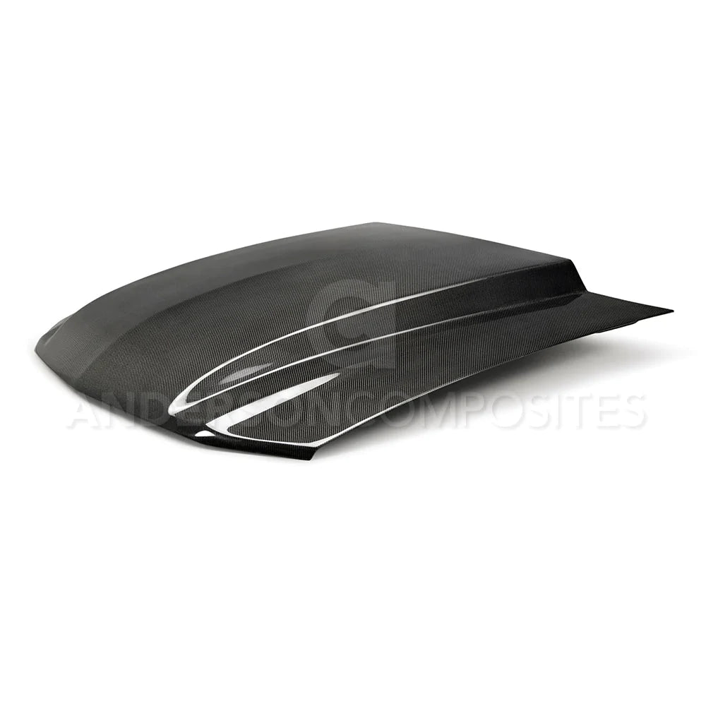 Anderson Composites 2010-2012 FORD MUSTANG TYPE-CJ CARBON FIBER COWL HOOD