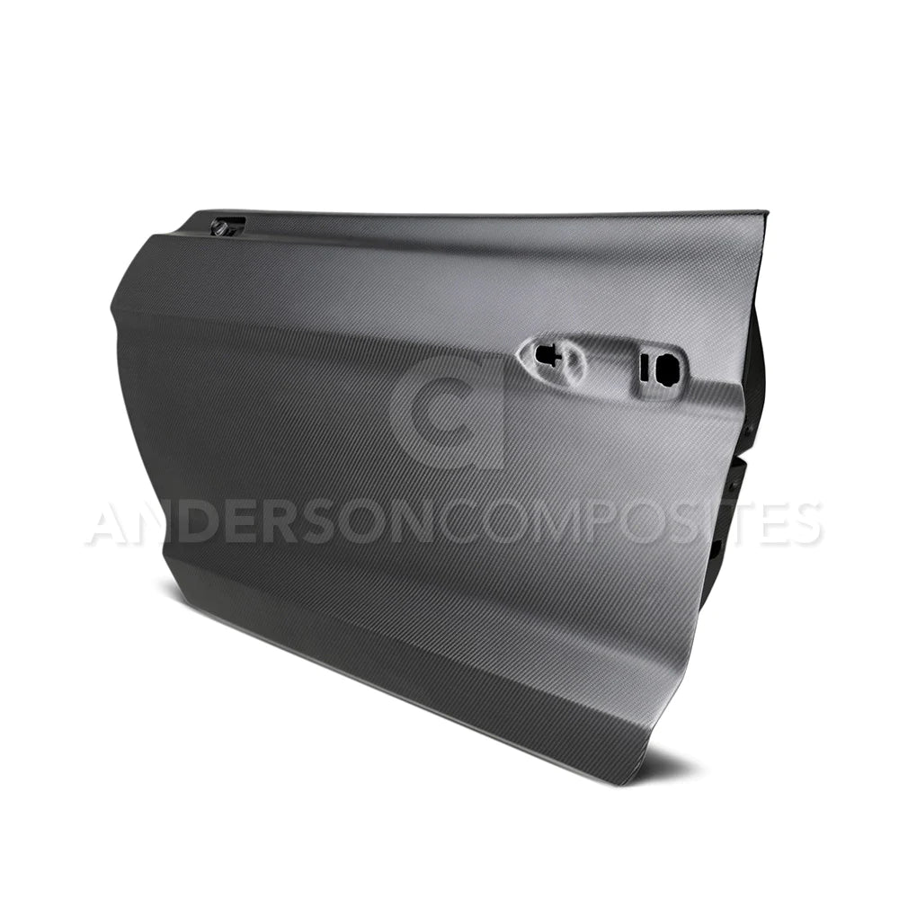 Anderson Composites 2015 - 2023 MUSTANG DRY CARBON FIBER DOORS (PAIR)