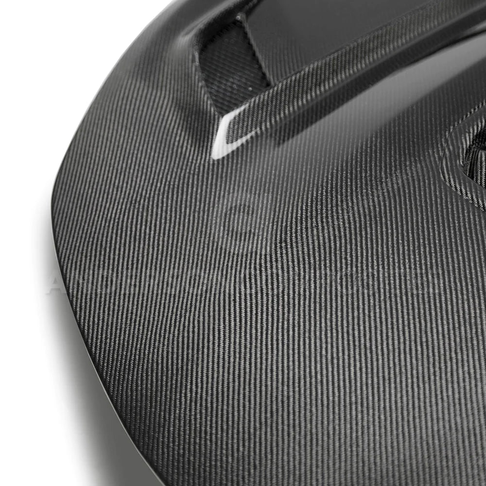 Anderson Composites 2016-2024 CHEVROLET CAMARO SS TYPE-T2 DOUBLE SIDED CARBON FIBER HOOD