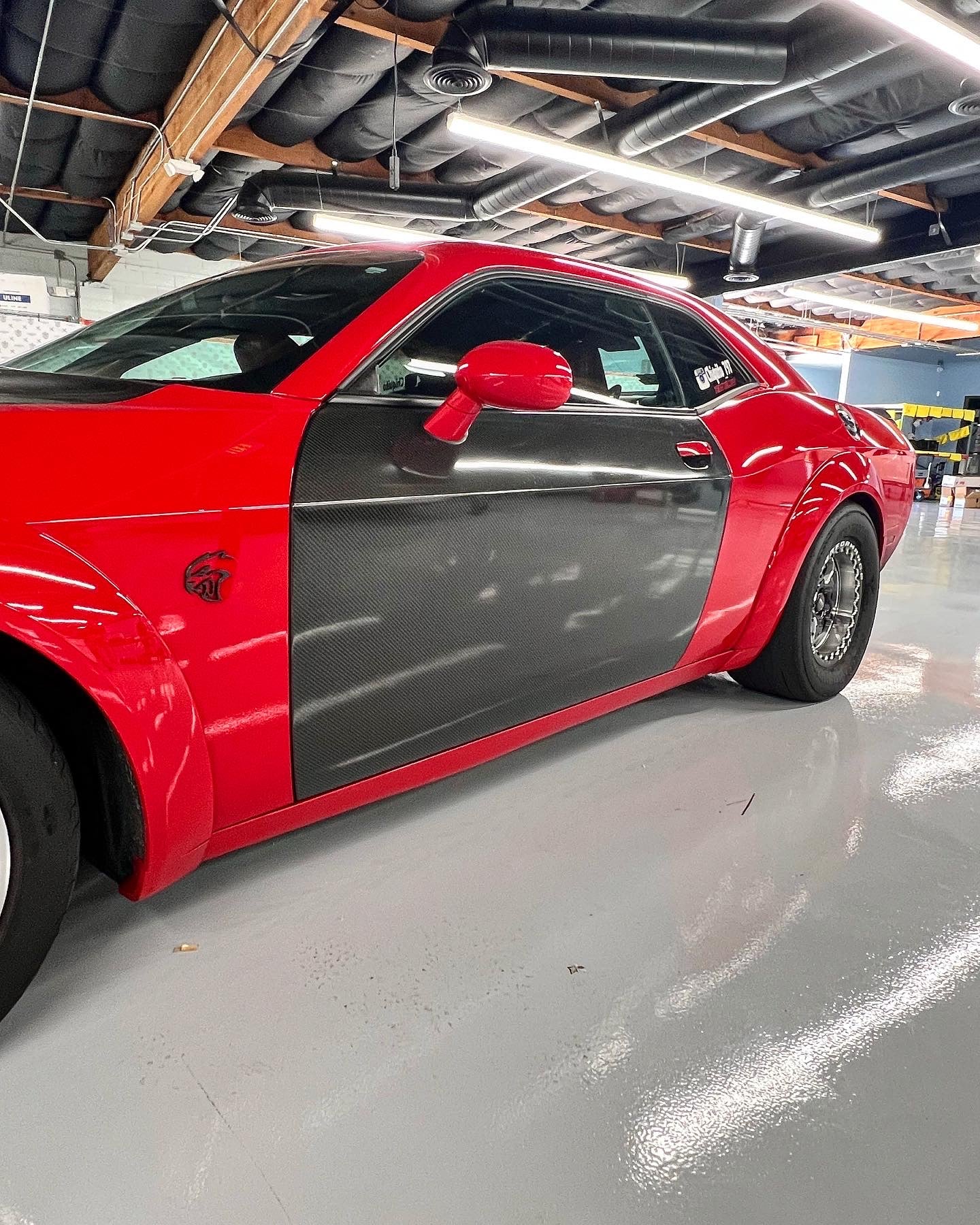 2015 - 2023 DODGE CHALLENGER CARBON FIBER DOORS (PAIR)