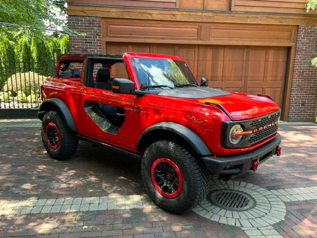 Anderson Composites 2021-2022 FORD BRONCO FIBERGLASS HALO DOORS WITH CARBON FIBER INSERTS (2-DOOR)