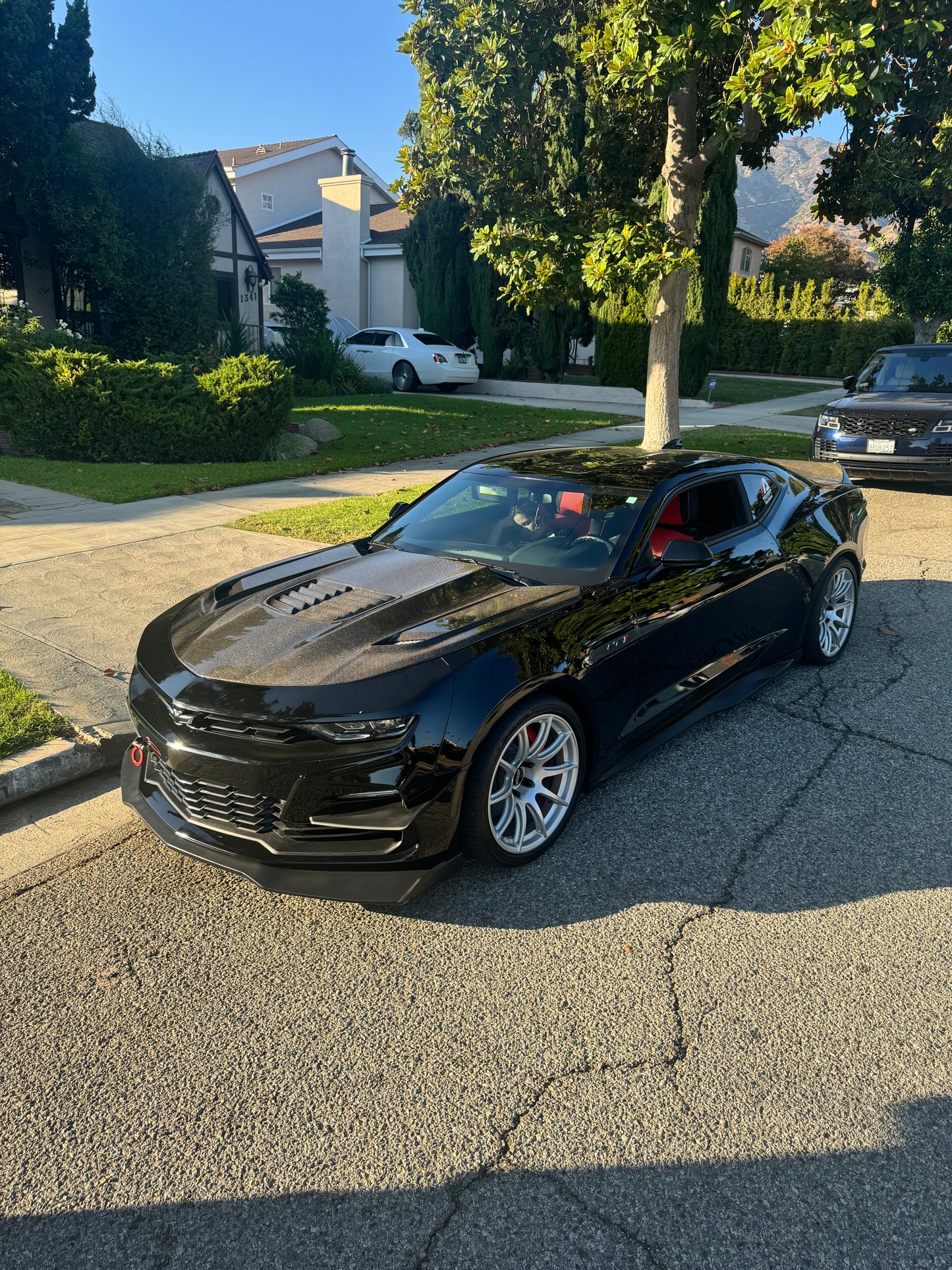 Anderson Composites 2016-2024 CHEVROLET CAMARO SS TYPE-T2 DOUBLE SIDED CARBON FIBER HOOD