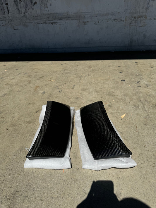 Anderson Composites 2018 - 2023 DODGE CHALLENGER HELLCAT WIDEBODY/DEMON/REDEYE CARBON FIBER REAR FENDER FLARE EXTENSIONS