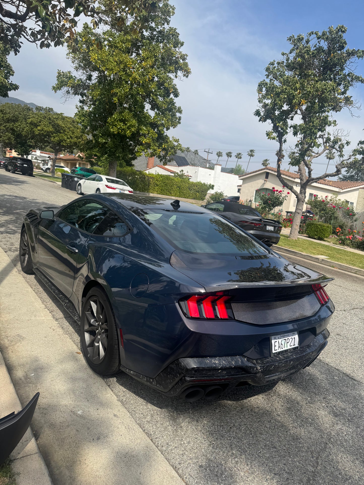 Anderson Composites 2024 MUSTANG DOUBLE-SIDED CARBON FIBER 1-PIECE TYPE-SA DECKLID WITH INTEGRATED SPOILER