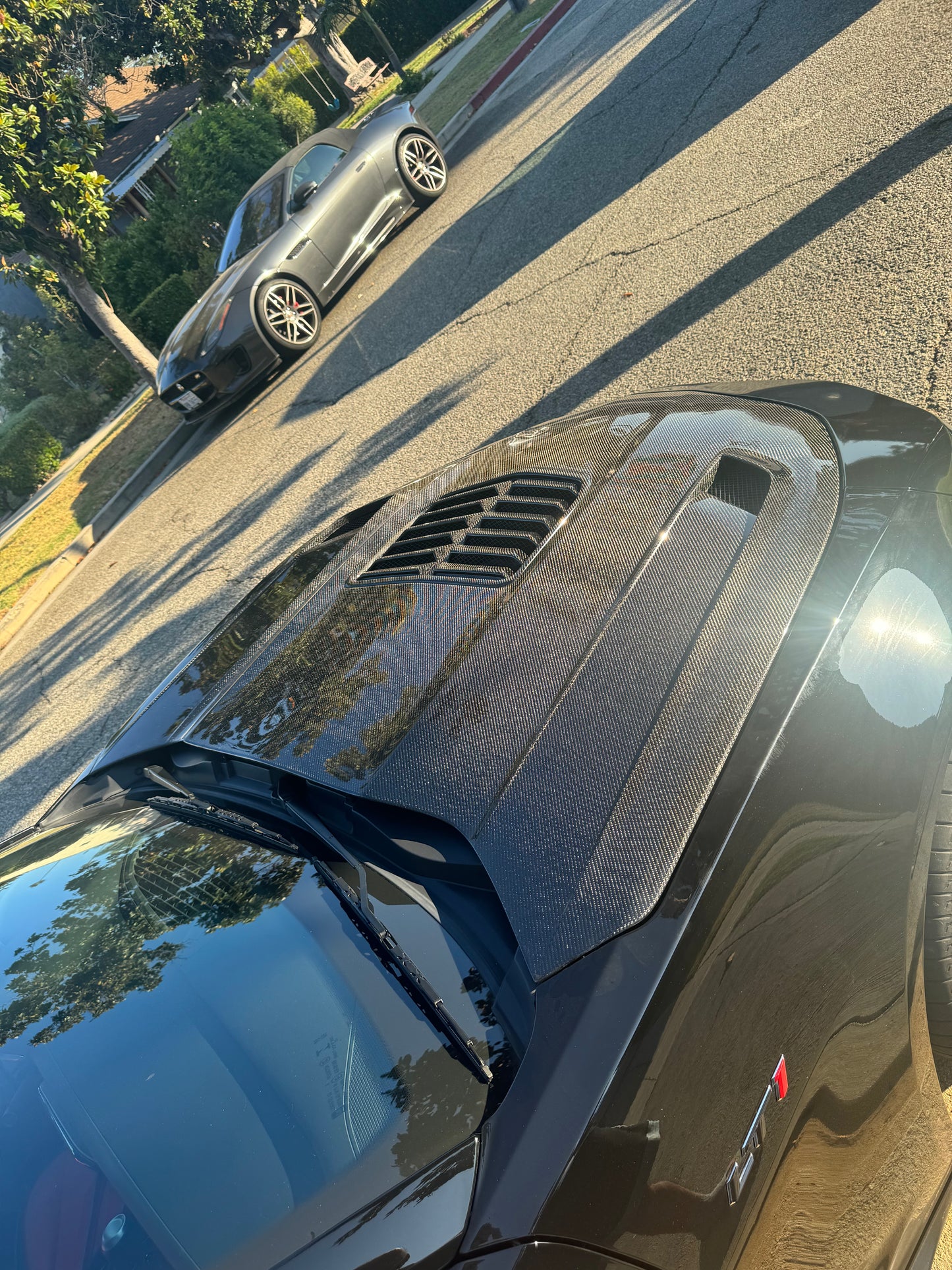 Anderson Composites 2016-2024 CHEVROLET CAMARO SS TYPE-T2 DOUBLE SIDED CARBON FIBER HOOD