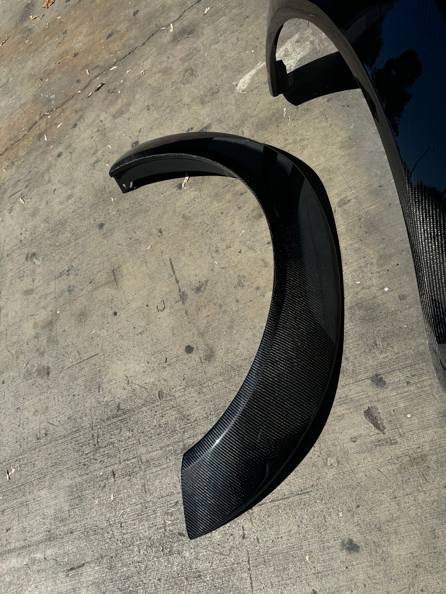 Anderson Composites 2018 - 2023 DODGE CHALLENGER HELLCAT WIDEBODY/DEMON/REDEYE CARBON FIBER FRONT FENDER FLARES (PAIR)