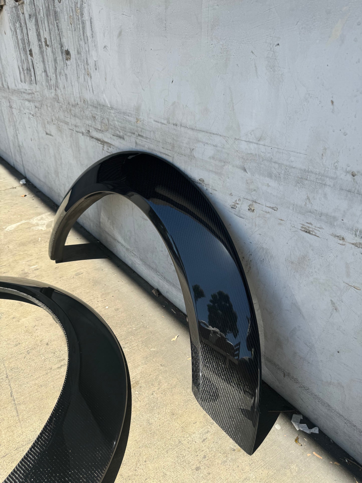 Anderson Composites 2018 - 2023 DODGE CHALLENGER HELLCAT WIDEBODY/DEMON/REDEYE CARBON FIBER REAR FENDER FLARES (PAIR)