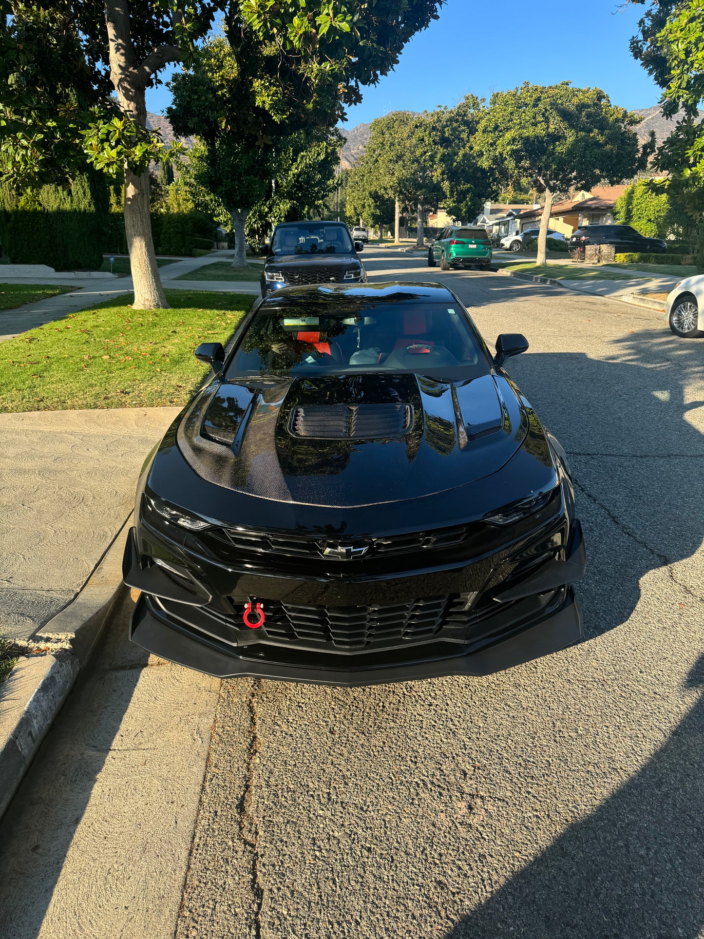 Anderson Composites 2016-2024 CHEVROLET CAMARO SS TYPE-T2 DOUBLE SIDED CARBON FIBER HOOD
