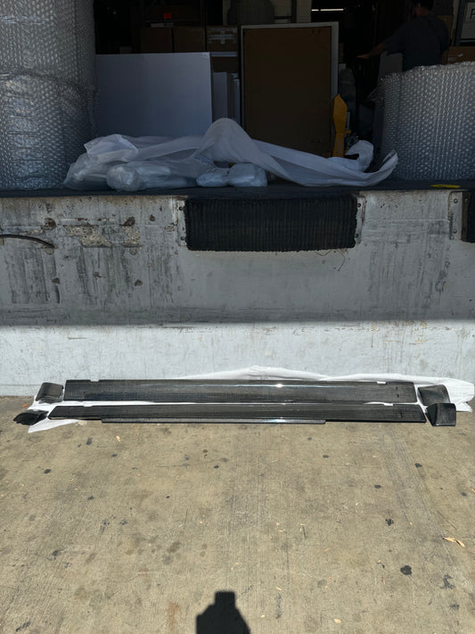 Anderson Composites 2018-2024 DODGE CHALLENGER WIDEBODY DEMON/HELLCAT/REDEYE/SCAT PACK CARBON FIBER SIDE ROCKER PANELS (PAIR)