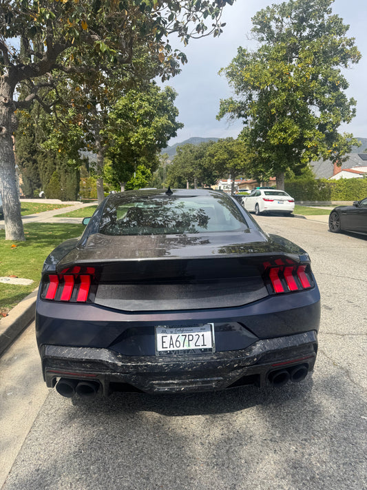 Anderson Composites 2024 MUSTANG DOUBLE-SIDED CARBON FIBER 1-PIECE TYPE-SA DECKLID WITH INTEGRATED SPOILER
