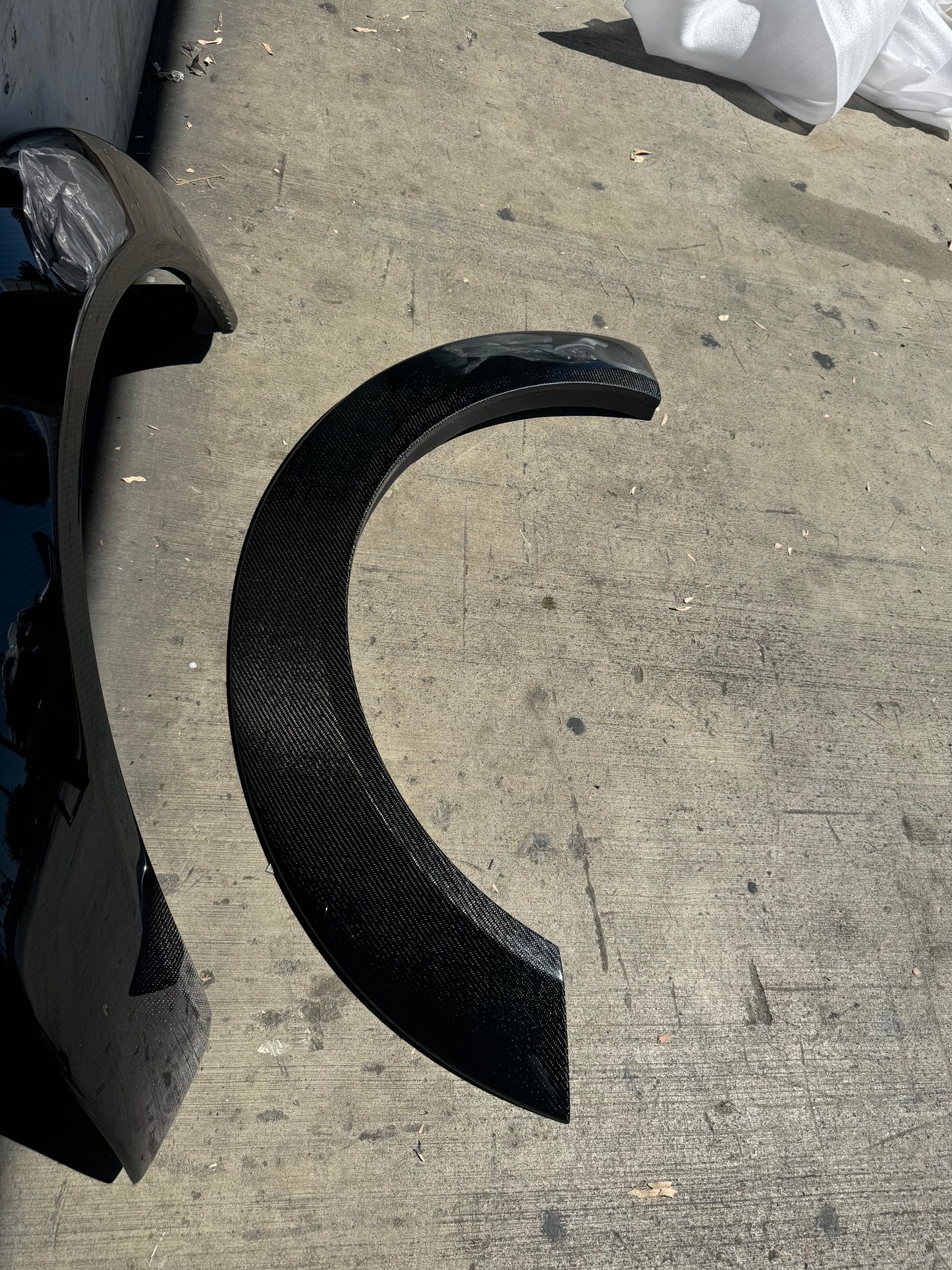 Anderson Composites 2018 - 2023 DODGE CHALLENGER HELLCAT WIDEBODY/DEMON/REDEYE CARBON FIBER REAR FENDER FLARES (PAIR)