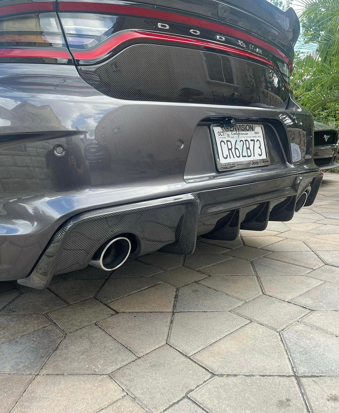 2020-2023 DODGE CHARGER WIDEBODY CARBON FIBER REAR DIFFUSER