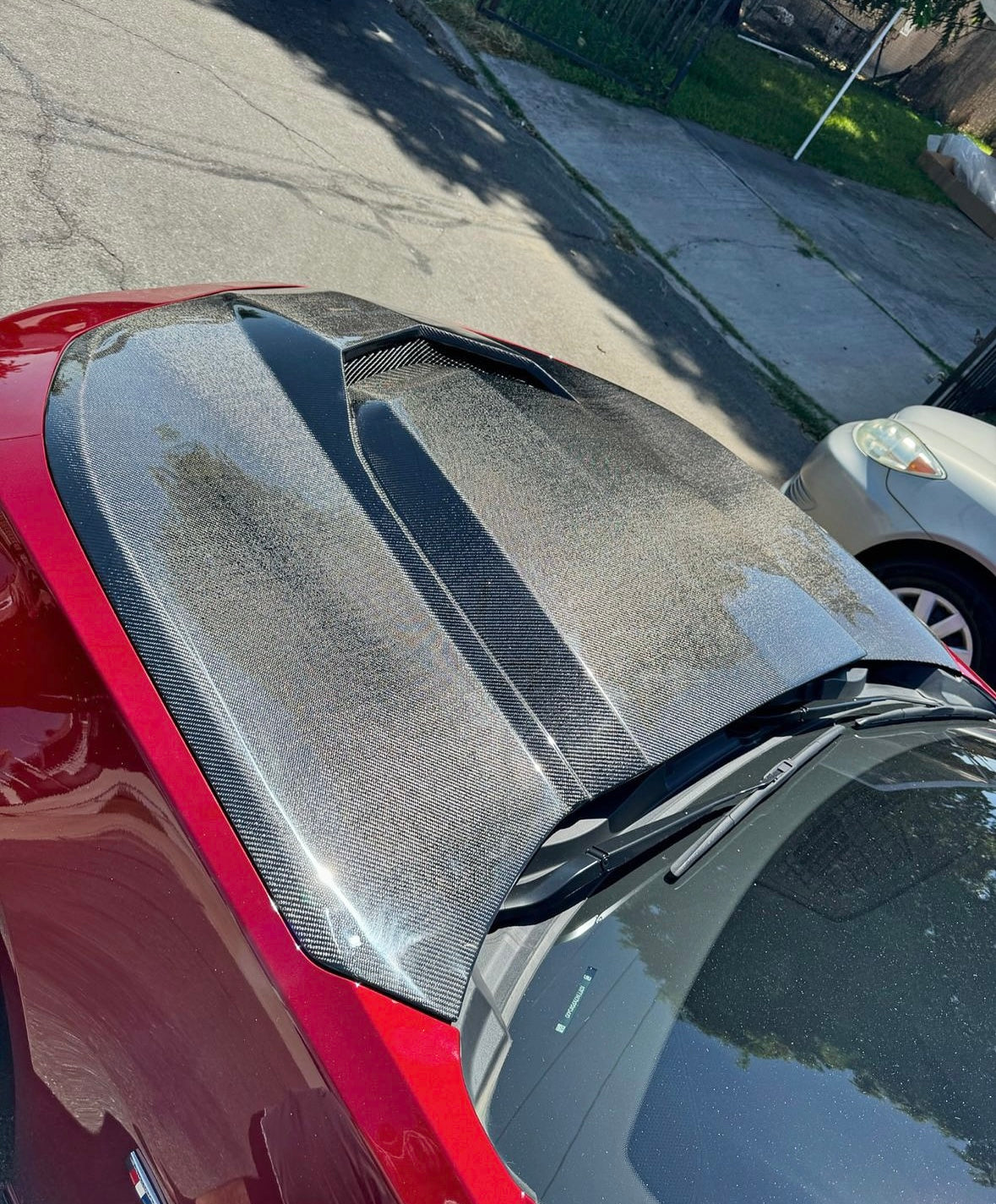 Anderson Composites 2016-2024 CAMARO TYPE-AZ DOUBLE SIDED CARBON FIBER HOOD